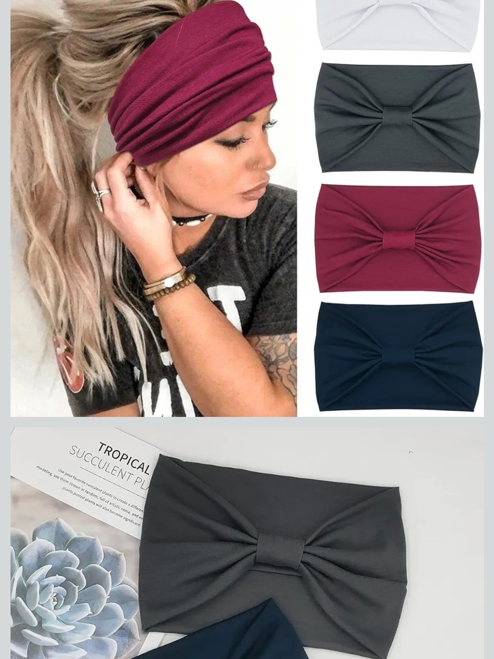 Stylish Twisted Knot Headband - 6 Diferents Colors